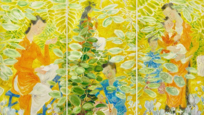 Major Vietnamese paintings worth millions of dollars at global auctions